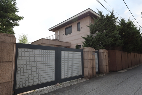 이재용 삼성전자 회장을 포함한 삼성가에서 소유하고 있던 이태원동 단독 주택. [사진 출처 = 연합뉴스]