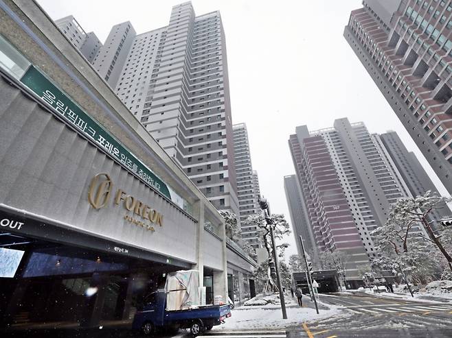 서울 강동구 올림픽파크포레온/사진=뉴스1