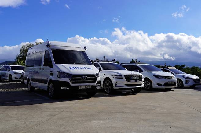 사진은 라이드플럭스 자율주행차. /사진=라이드플럭스