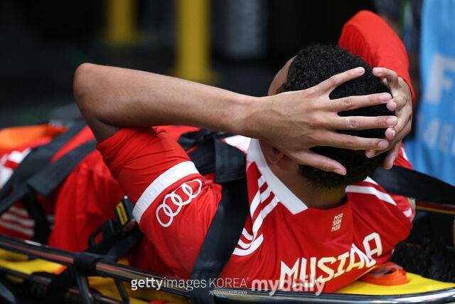 종아리 골절 부상으로 최소 4개월 이상 결장이 예상되는 자말 무시알라. /게티이미지코리아