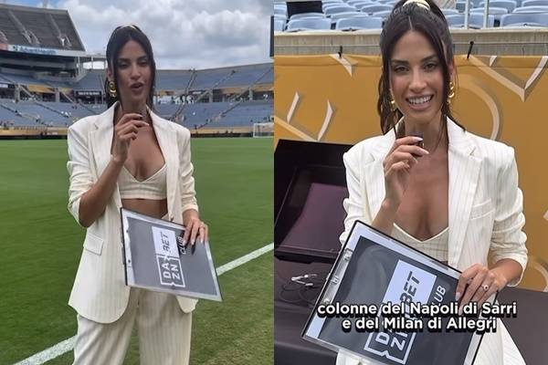 이탈리아 출신의 한 여성 스포츠 리포터가 2025 FIFA 클럽 월드컵 경기장에서 노출이 있는 의상을 입은 가운데, 온라인상에서 “너무 노출이 과하다”, “개인의 자유” 등 갑론을박이 벌어졌다. 사진은 이탈리아 리포터 엘레오노라 인카르도나. 인스타그램 캡처