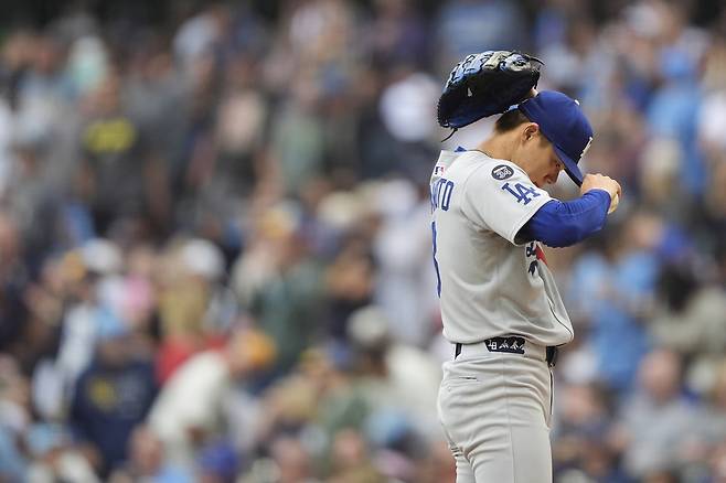 야마모토 요시노부.  밀워키 | AP연합뉴스