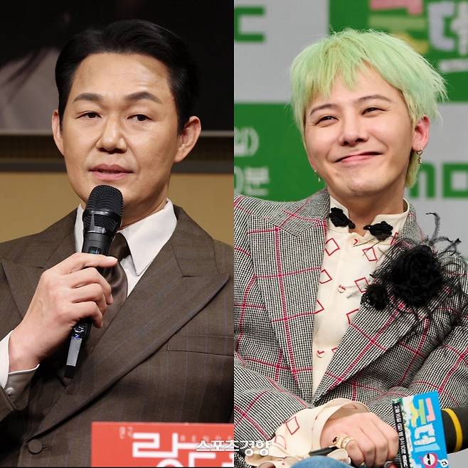 박성웅, 지드래곤. 연합뉴스 제공.