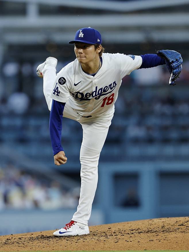 LA 다저스 야마모토 요시노부. AP 연합뉴스