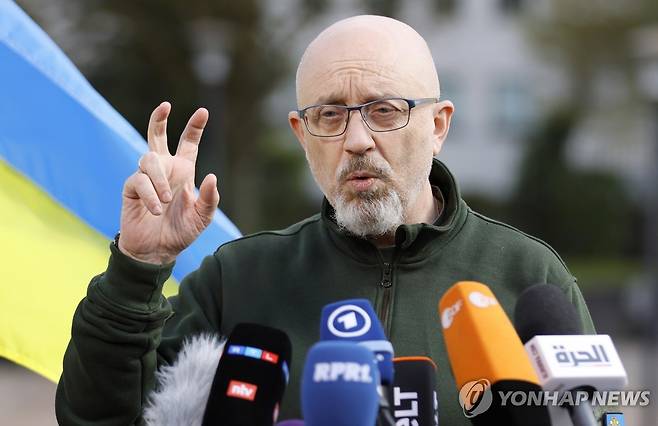 레즈니코우 전 우크라 국방장관 [EPA=연합뉴스 자료사진. 재판매 및 DB 금지]