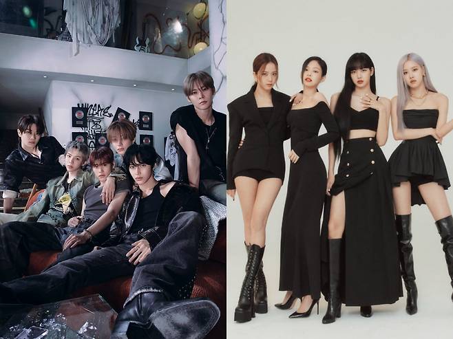 그룹 라이즈, 블랙핑크/사진제공=SM엔터테인먼트, YG엔터테인먼트