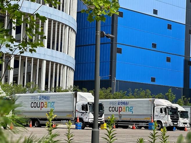 ▲&nbsp;지난 8일 인천3캠프 주차장 모습.