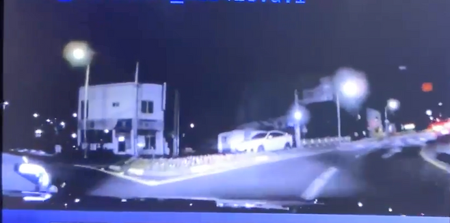 24년 10월 서귀포시 회수교차로. 피해차량 블랙박스 화면. 제공=제주경찰청