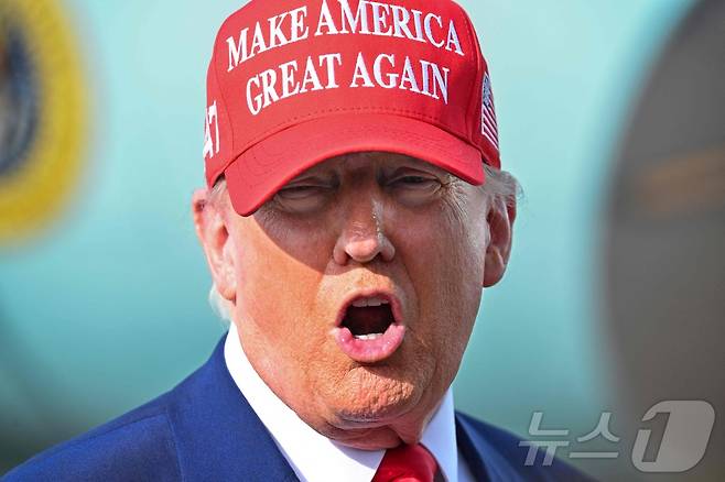 도널드 트럼프 미국 대통령. 2025.02.17 ⓒ AFP=뉴스1 ⓒ News1 우동명 기자