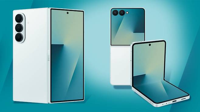 갤럭시Z 폴드7(좌), 갤럭시Z 플립7(우).