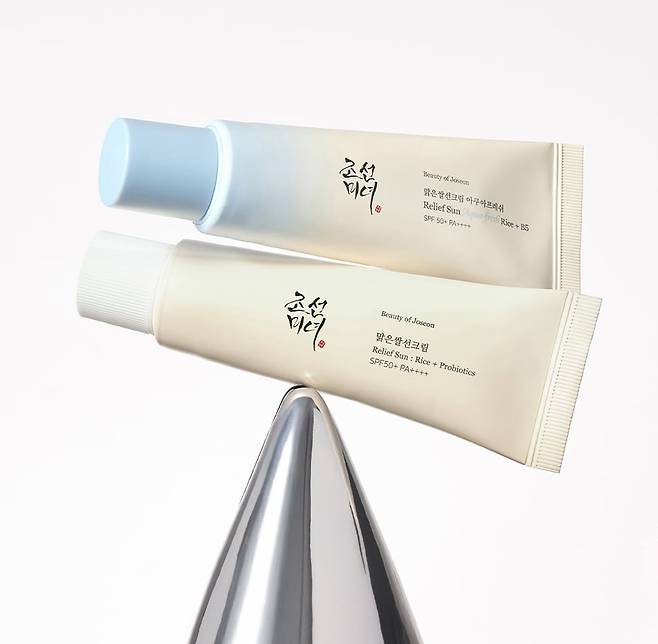 뷰티 브랜드 조선미녀의 '맑은쌀 선크림' 제품. /조선미녀 홈페이지 캡처