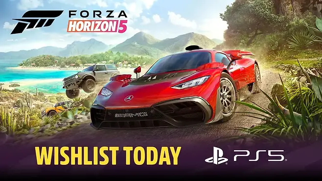 PS5로 출시된 포르자 호라이즌5