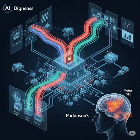 서울아산병원이 생성형 AI 영상을 이용해 파킨슨병을 판별해낼 수 있는 기술을 개발했다. [사진=GEMINI]