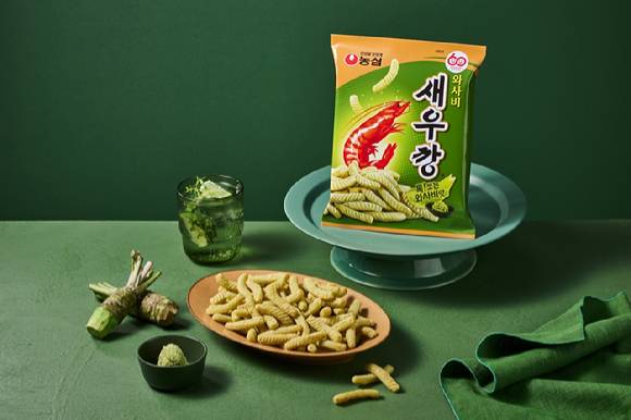 와사비새우깡. [사진=농심 제공]