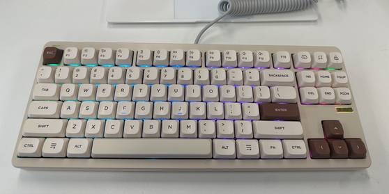 NuPhy Gem80 keyboard I used for a day. [WOO JI-WON]