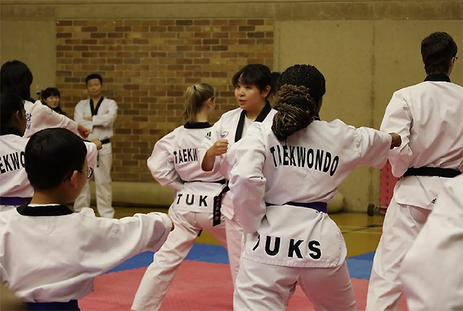 태권도 봉사단 남아프리카공화국 활동. 사진=태권도진흥재단