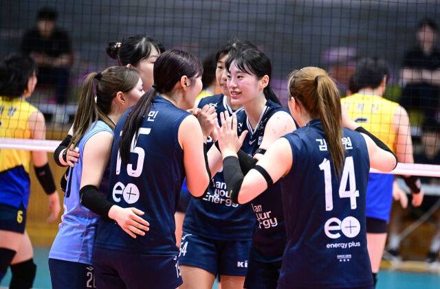 GS칼텍스 선수들./KOVO