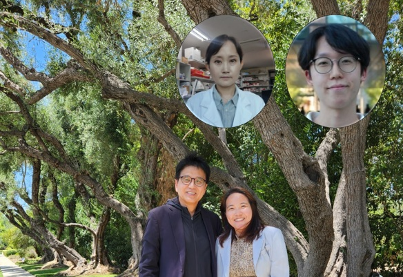 KAIST 서성배(왼쪽부터) 교수, 김진은 박사,  김신혜(오른쪽 상단 왼쪽부터) 박사, 정원교 연구원.[KAIST 제공]