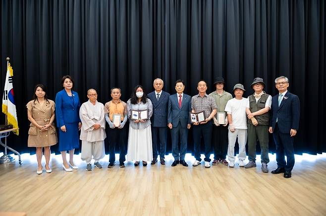 사랑의열매·애터미, 산불 진화 희생자 유가족 위로지원금 전달식