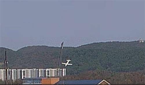 해상초계기 사고 당시 모습 [해군 제공]