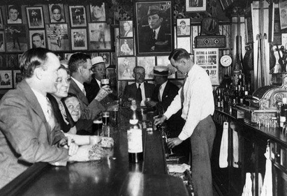 금주법 시대 해가 지면 밀주를 팔았던 비밀 주점 ‘스피크이지(Speakeasy)’. Gettyimage