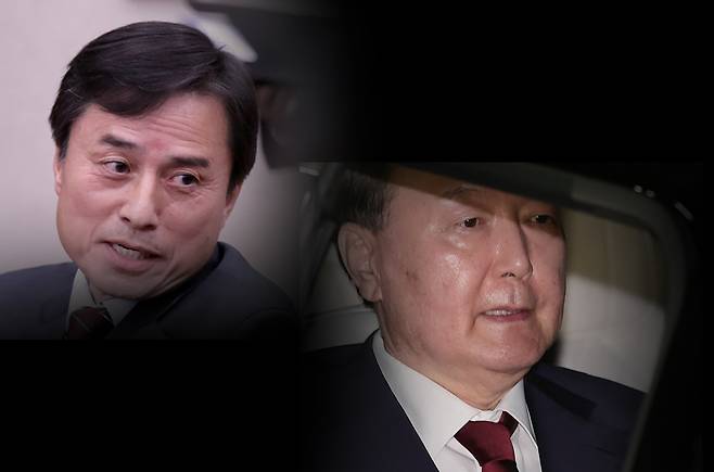조은석 내란 특검과 6월29일 피의자 신분으로 내란 특검 조사를 받은 윤석열 전 대통령이 서초구 서울고검 청사를 나서는 모습 ⓒ뉴시스·연합뉴스