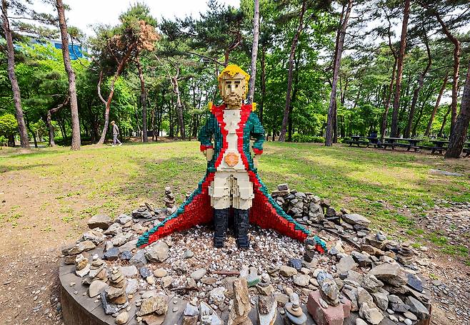 '어린왕자' 블록 조형물 [사진/임헌정 기자]