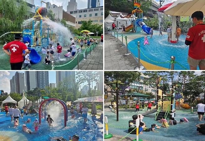 서대문구 공원 어린이 물놀이터  [서대문구 제공. 재판매 및 DB 금지]