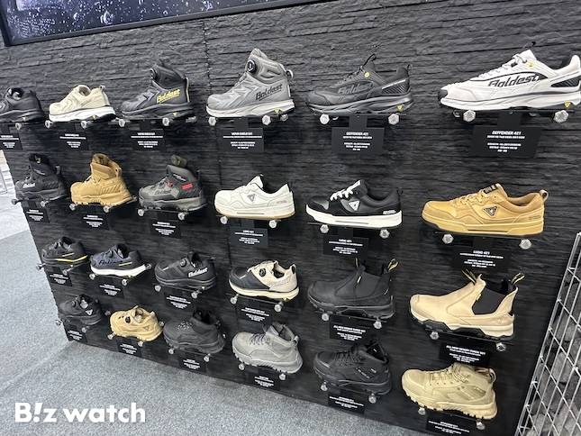 볼디스트의 안전화들. / 사진=정혜인 기자 hij@