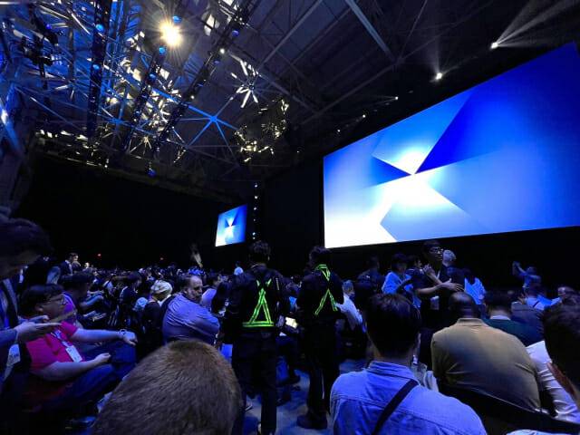 9일(현지시간) 미국 뉴욕 브루클린 듀갈 그린하우스에서 열린 '갤럭시 언팩 2025' 행사장 전경 (사진=삼성전자)