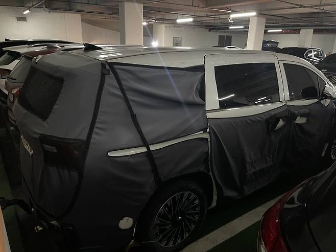 사진 : 현대차 쿠스토 페이스리프트 테스트카 (출처=제미니닷넷)