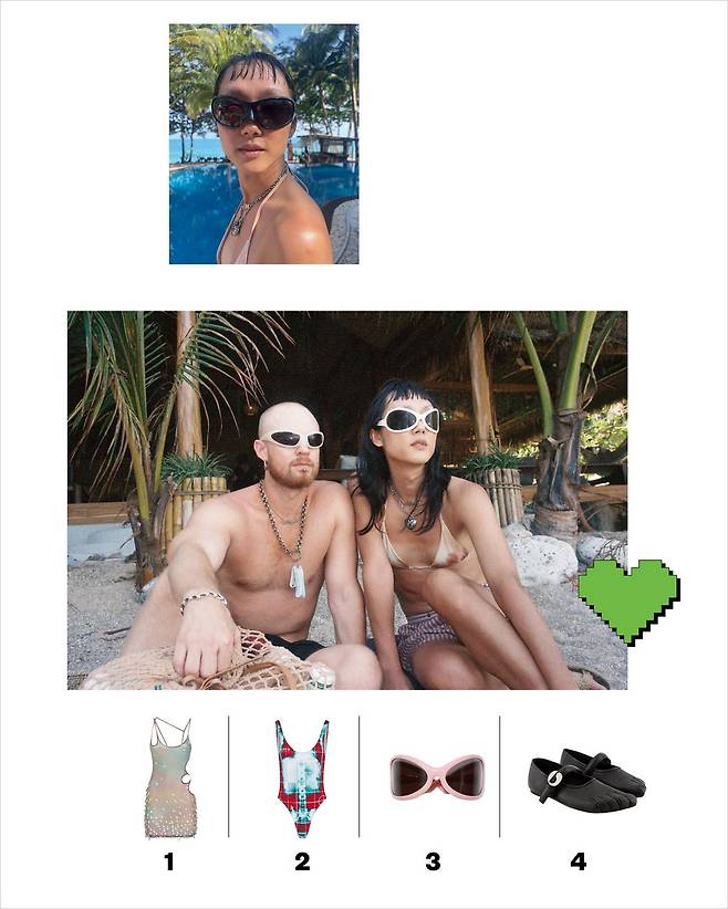 1 1백39만원대 Gcds. 2 40만원대 Jean Paul Gaultier. 3 55만원 Acne Studios. 4 1백18만원대 Coperni. | JUNGLE @jungleusedtobeadragqueen