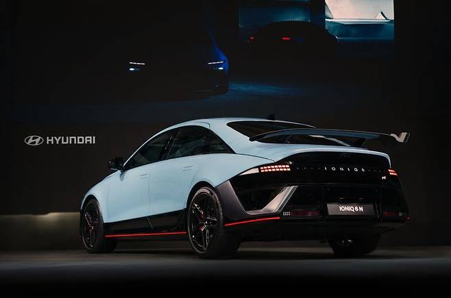 아이오닉 6N 후면. 현대자동차 제공