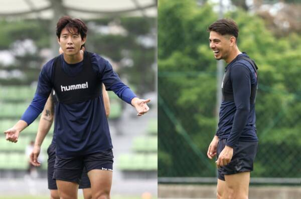 K -League 1 Suwon FC is aiming for a rebound in the second half of the year as Ahn Hyun -beom (left) and Willian (right) succeeded in the transfer market this summer. Suwon FC provided