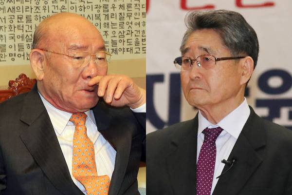 ▲전두환씨와 지만원씨. ⓒ연합뉴스