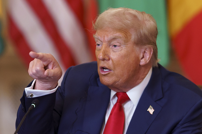 도널드 트럼프 미국 대통령. [EPA=연합뉴스]