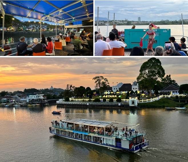 사라왁 워터프론트 선셋 크루즈 / 사진=홍지연 여행+ 기자