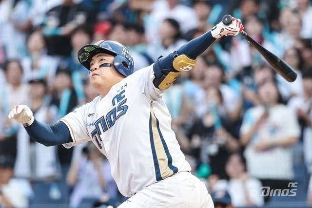 권희동은 10일 창원 삼성전에서 클러치 능력을 뽐냈다. 사진=NC 제공