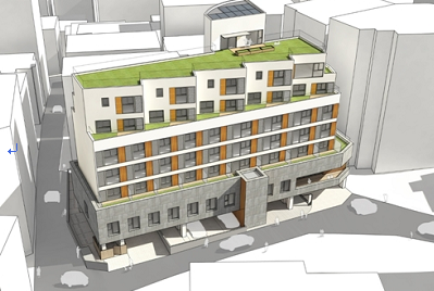 서울 동작구 상도동에 건립 중인 청석행복주택 조감도. 동작구청 제공