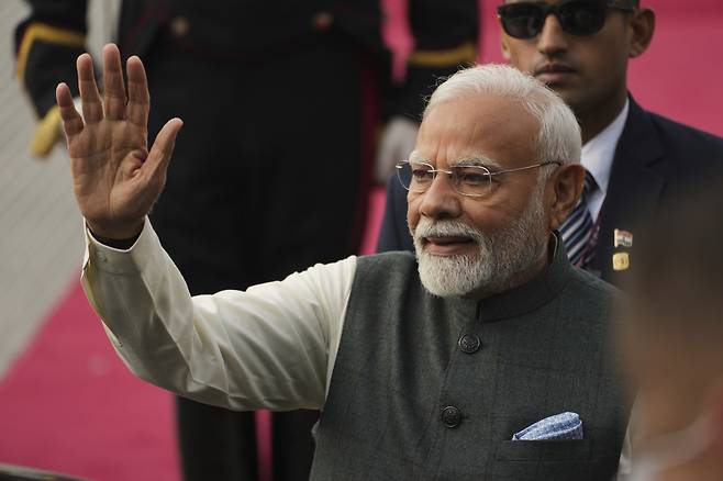 나렌드라 모디 인도 총리. [AP]
