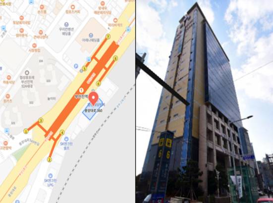 부산시 동구 소재 협성타워(별관) [해양수산부 제공]