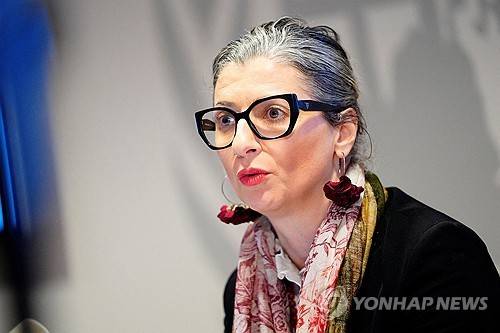 프란체스카 알바네제 유엔 팔레스타인 점령지 특별보고관 [로이터 연합뉴스 자료사진. 재판매 및 DB 금지]