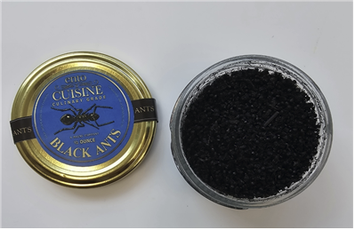 움식점 업주가 요리에 토핑으로 넣은 미국산 건조 개미. 사진 제공=식품의약품안전처