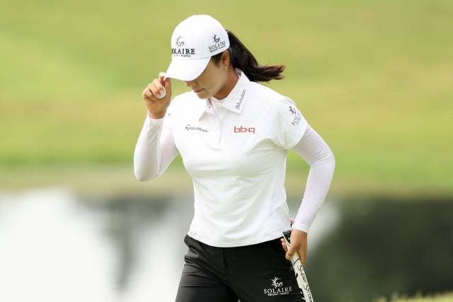 에비앙 챔피언십 1라운드에서 3언더파 68타를 친 윤이나. 사진 제공=AFP연합뉴스