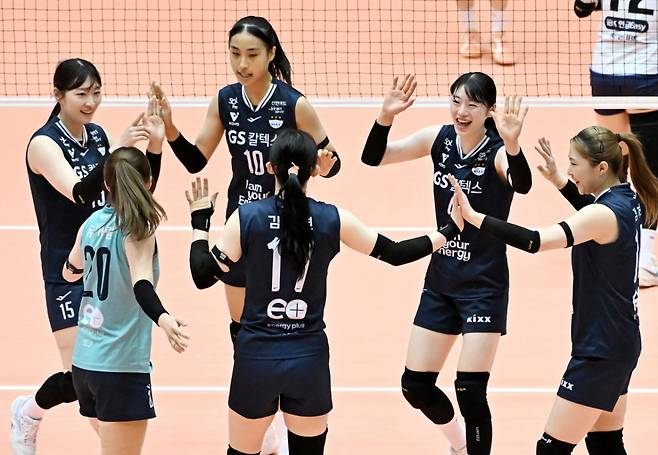 2025 한국실업배구연맹&프로배구 퓨처스 챔프전 단양대회 남자부 정상에 오른 GS칼텍스. /사진=한국배구연맹(KOVO) 제공