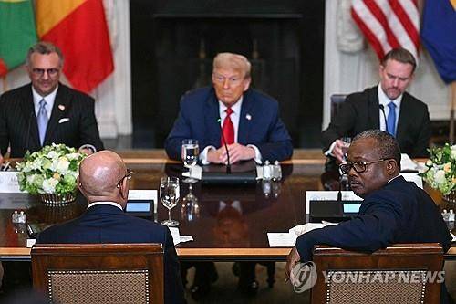 9일 트럼프 대통령, 아프리카 정상들 오찬 [AFP=연합뉴스 자료사진]