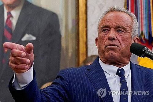 로버트 케네디 주니어 미 보건복지부 장관 [로이터 연합뉴스 자료사진. 재판매 및 DB 금지]