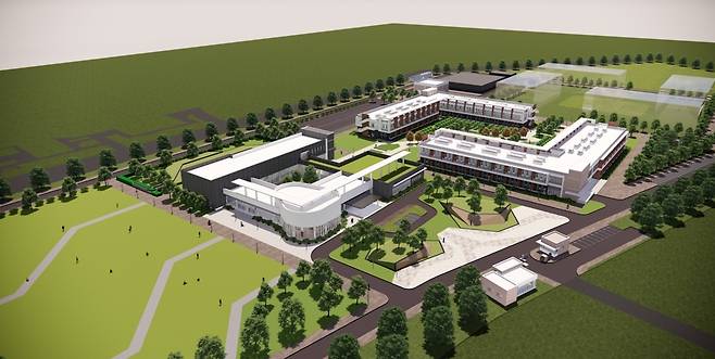 우즈베키스탄화학연구원 예상 조감도 [한국화학연구원 제공. 재판매 및 DB 금지]