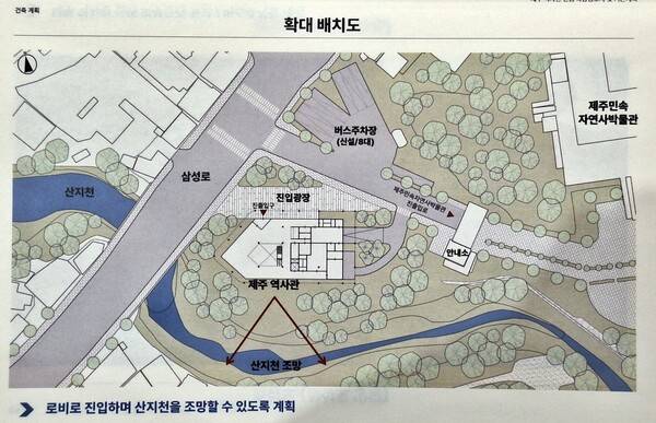 제주역사관 배치도 ⓒ제주의소리 자료사진