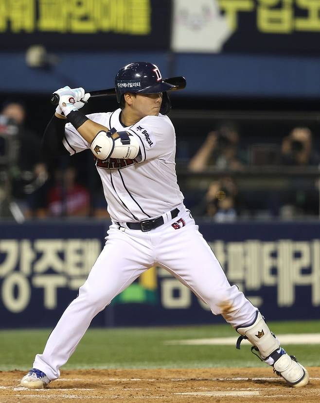 두산 시절 윤준호의 모습. 사진 | 두산 베어스